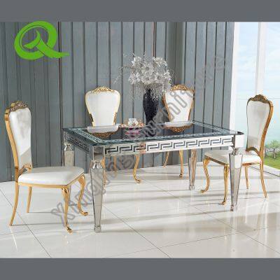 Factory Popular Hot Sale Wedding Decoration Use Glass Table For Sale