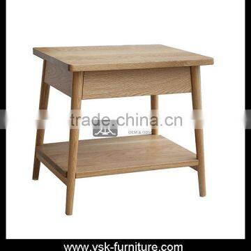 NI-089 Ladder-Shaped Ash Wood Bedside Table