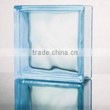 for decorative the house beautiful blue glass brick