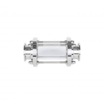 Stainless Steel Tempered Glass Tri Clamp Tubular Straight Through Sanitary Sight Glass Fittings photo-5