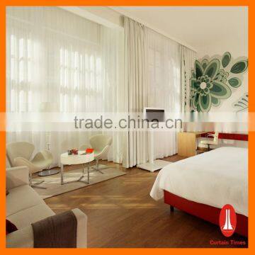 Guangzhou modern hotel blackout curtain / motorized curtain for hotel