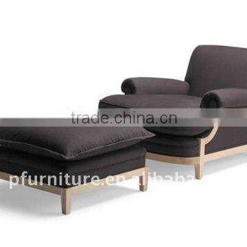 Loune recliner with stool PFC181