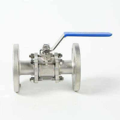Stainless Steel Three Piece Flange Ball Valve Stainless Steel Flange Ball Valve Manual Ball Valve photo-4