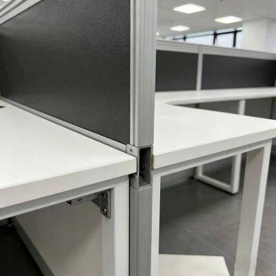 Modern Office Furniture Workstation Desk Modular Cubicle Table for Open Office photo-3