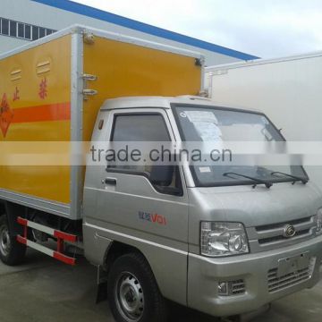 Foton super small explosive transport truck,4x2 explosive truck