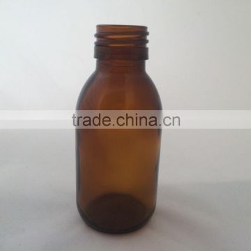 125ml glass amber medicine bottle/ amber Pharmaceutical bottle