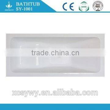 sy-2007 factory price acrylic transparent bathtub, bathtub sale, standard bathtub size