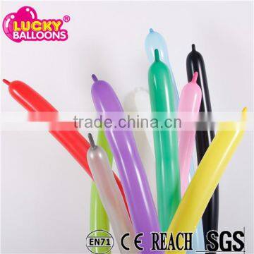 Wholesale balloons EN71 approved 100% latex long magic latex balloon decoration