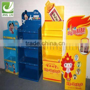 Customized supermarket advertising display shelf