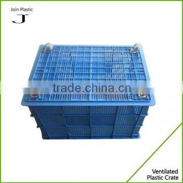 Plastic storage tote without lid