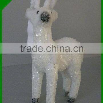 christmas white deer