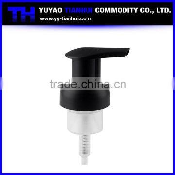 Frosted black color foam pump 40 foam pump dispenser foam bottle