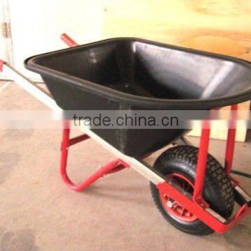 wheelbarrow, plastic wheel barrow, wheel barrow with plastic pan, garden cart