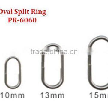 Fishing tackle accessoriesstainless steel Oval Split Rings for hard lure fishing