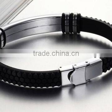 2016 Hot Sale Sports Silicone Bracelets for Men photo-4