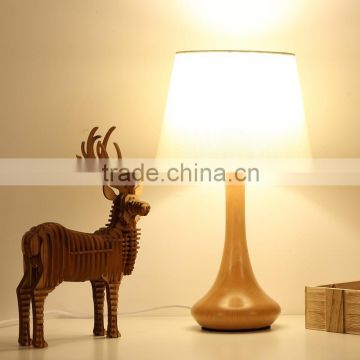 LED Wood table lamp JK-879-18 LED Wood table Light New products antique wooden table lamps