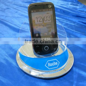 customized retail acrylic cellphone display stand desktop mobile phone holder retail rack