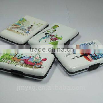 Beautiful digital printing card holder for girls