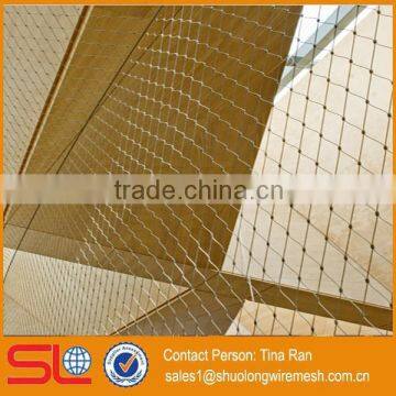 ISO Manufactory Provide Hand Woven Stainless Steel Mesh Netting/stainless Steel Mesh Rope Netting photo-2