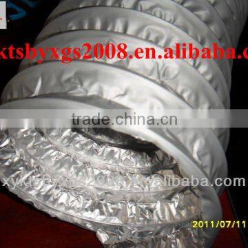 grey flexible fabric PVC coated ducting for ventilation Suppliers,Professional Manufacturers,High Quality