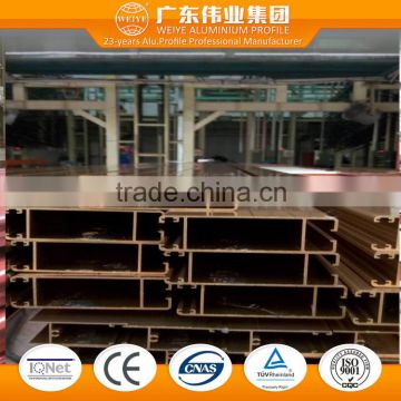 large glass windows aluminium alloy sliding window extrusion profile