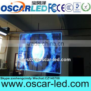 P8 indoor transparent led display curtain 2016 new images