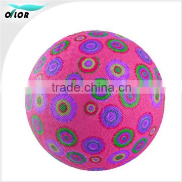 Nontoxic Playground Ball Made of Natural Rubber Available in Various Sizes Colors