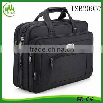 Black Shoulder Large Notebook Computer Bag Business Laptop Bags Outdoor Case Business Trip Bag