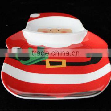 13 inch santa claus melamine tray