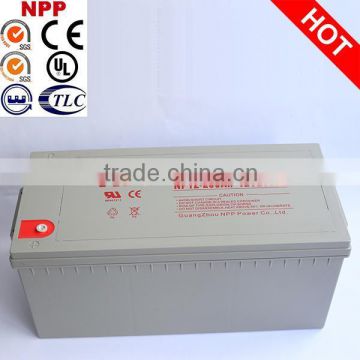 12v200ah deep cycle solar battery