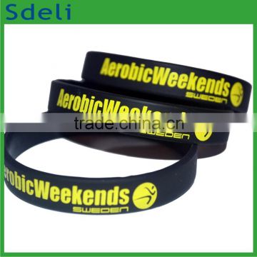 the cheapest best company promotion customized gifts silicone wristband