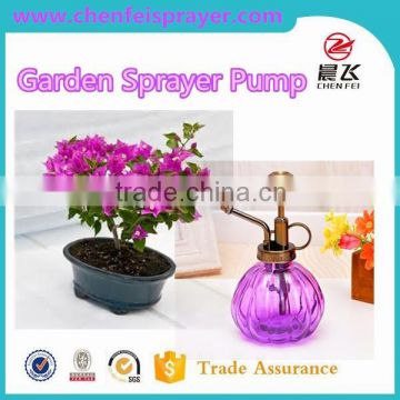 Flower dispenser pump garden sprayer pump in any color plastic small garden pressure use in bottle office need it