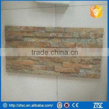 Black slate Cultural stone wall panel,natural decorative stone