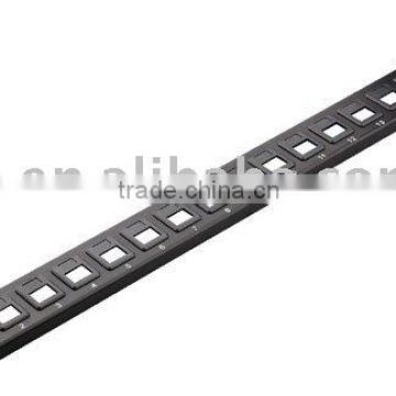 1U 12port patch panel for 19''rack mount