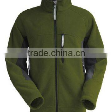 blank solid color fleece jacket wholesale