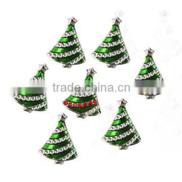 Best selling DIY Christmas tree 10mm slider charm jewelry