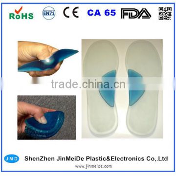 Semi Liquid Gel Insole Arch Support / Gel Arch Support Massage Insole