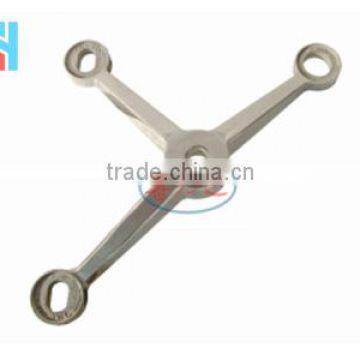 three-arm 220 1 304 316Stainless steel spiders for glass curtain wall fixing system