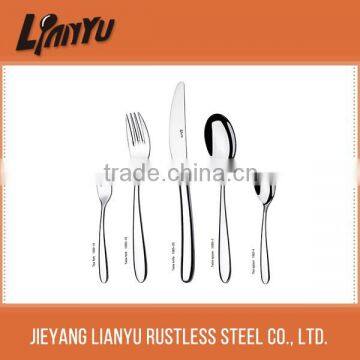 New style stainless top grade serving flatware set