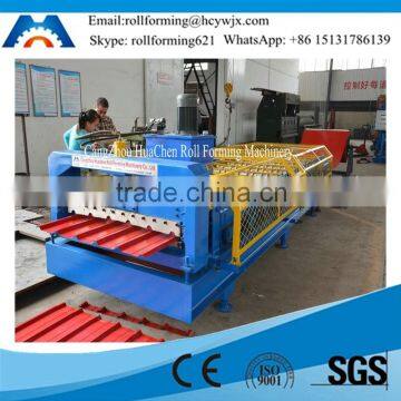 CE Type Trapezoid Steel Tile/Aluminum Roofing Sheet Roll Forming Machinery Line