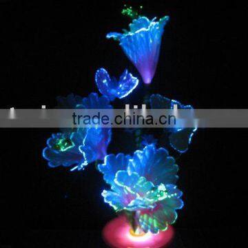 fiber optic purple peony