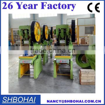 26 YEAR FACTORY BOHAI BRAND 10T 20T 63T MECHENICAL PUNCHING MACHINE, EASY TO OPERATE