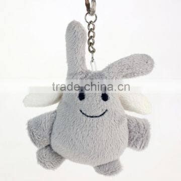 Cute cartoon keychain angel rabbit plush toy bunny widgets