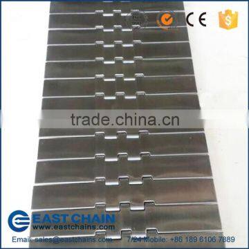 Double hinge straight running width 190.5mm 304 stainless steel slat chain SS820-K750