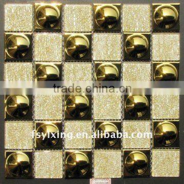 Iridescent Solid Ceramic Mosaic for hotel WT04