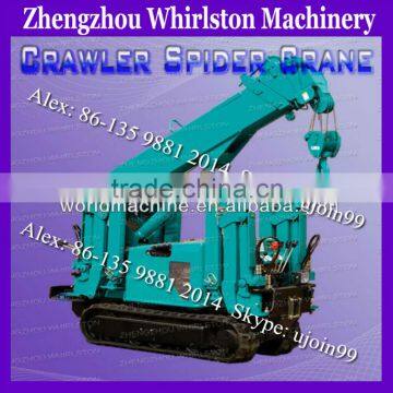 3ton Electric spider crane with Rubber crawler/Low price