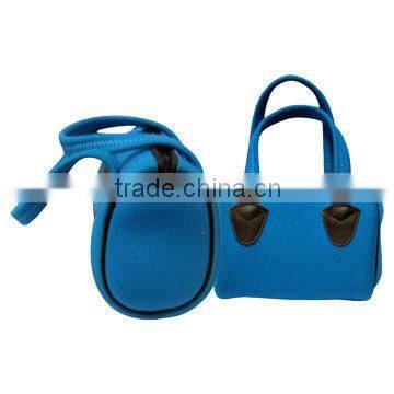 Portable neoprene bag, customized size and logo, retail selling, waterproof, reusable