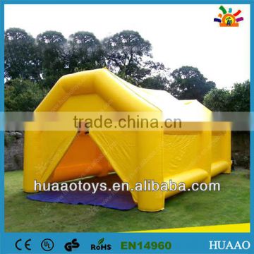 Commercial yellow used inflatable tents for sale