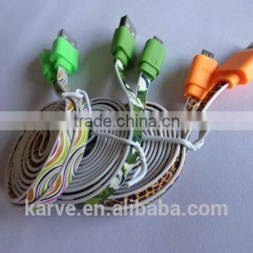2015 Innovative Products New Style Camouflage Micro Usb Cable