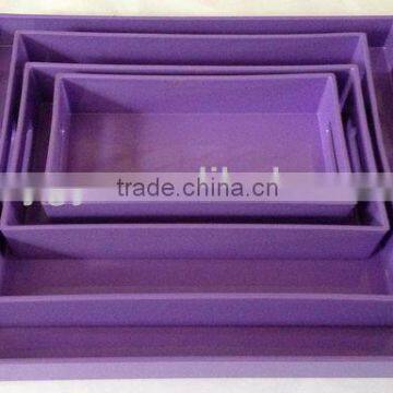 Plastic tray